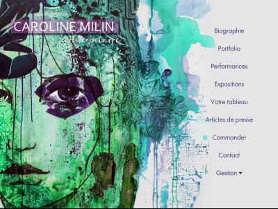 Page d'accueil du site